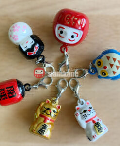 Lucky cat Bell 2 cm Lobster Clasp Special Set