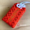 Love Omamori Red from Tokyo Daijingu Shrine