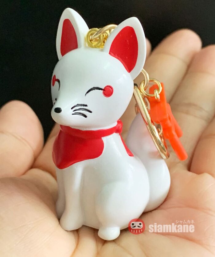Kitsune Lucky Amulet Fox Keychain