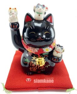 Shiawase Neko Lucky Cat 7144BK