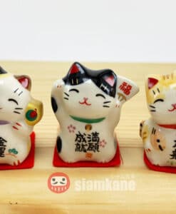 Lucky cat Shiawase neko 3cm 3 styles