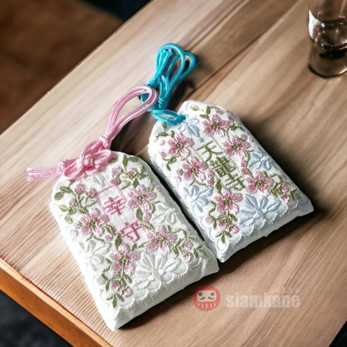 Happiness Flower Omamori from Tenryuji Temple Kyoto