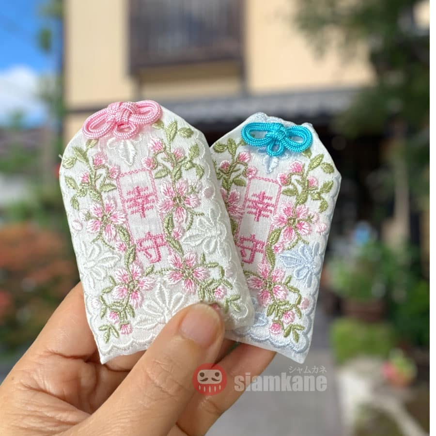 Happiness Flower Omamori from Tenryuji Temple Kyoto